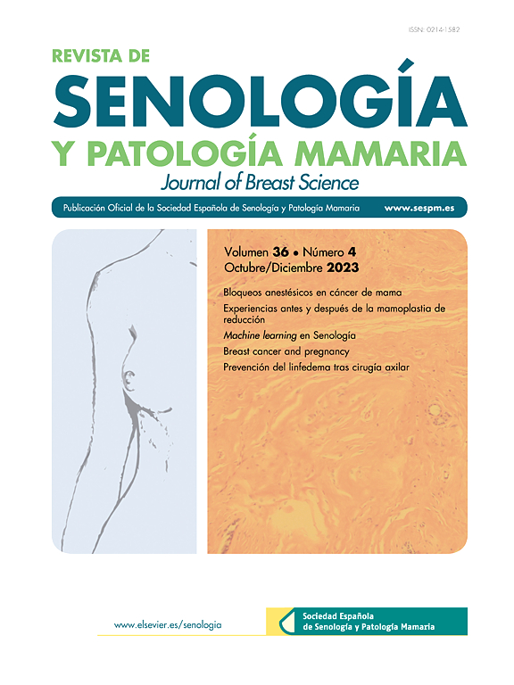 Go to journal home page - Revista de Senología y Patología Mamaria